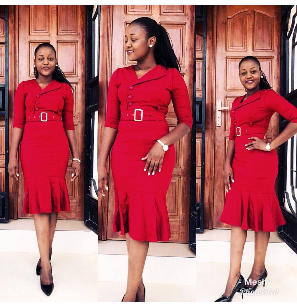 Mbluxy Elegant Office Ladies Dresses