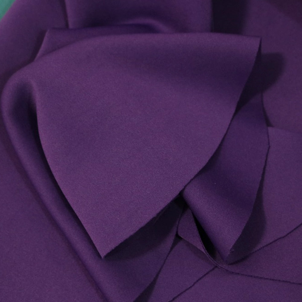 Mbluxy Women Dress V Neck Long Flare Sleeve Elegant