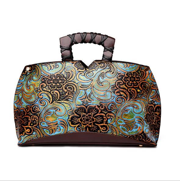 Mbluxy New PU leather Women's handbag pearl