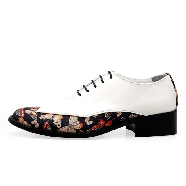 Mbluxy New Fashion Metal Pattern Genuine Leather Men leather