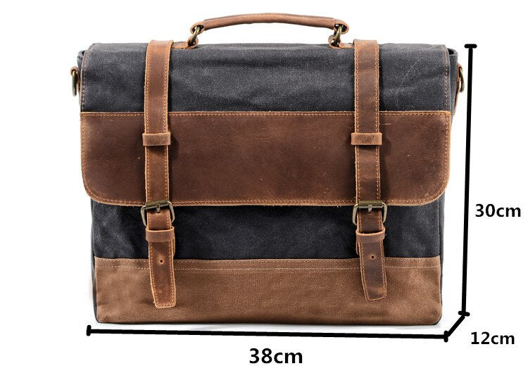 Mbluxy Business Men handbags Waterproof canvas
