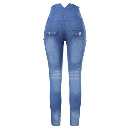 Mbluxy Women Casual High Waist Jeans High Quality