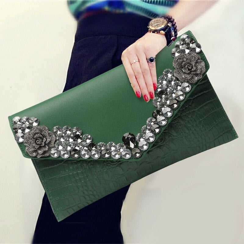 Mbluxy new leather women clutch bag