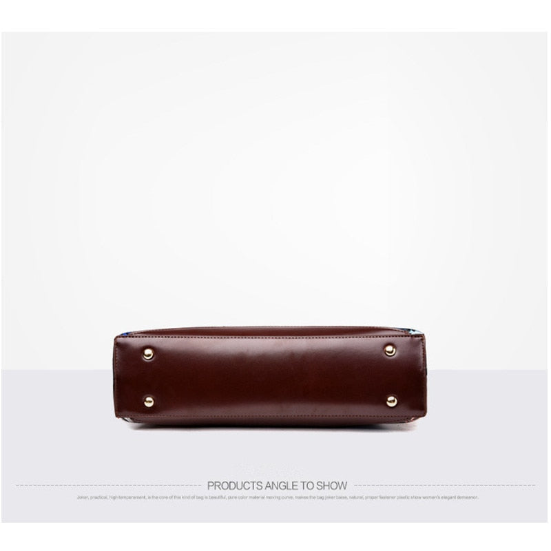 Mbluxy New PU leather Women's handbag pearl