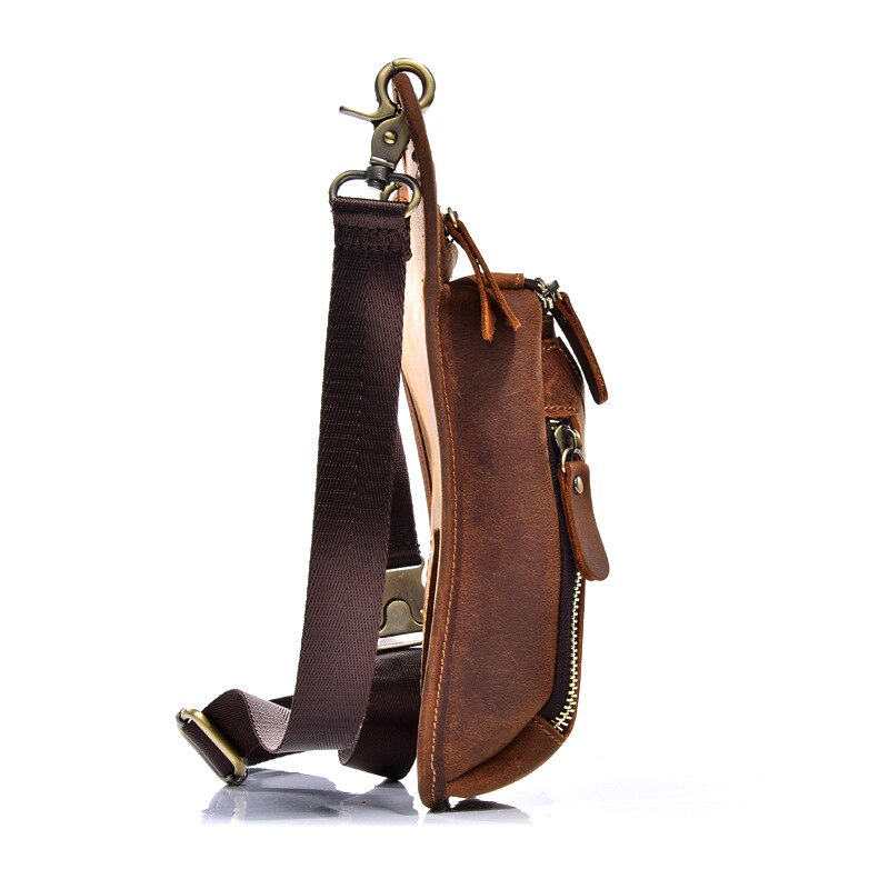 Mbluxy Men's Shoulder Bag Leather