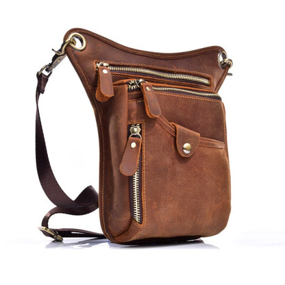 Mbluxy Men's Shoulder Bag Leather