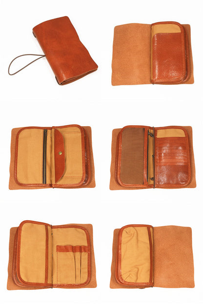 Mbluxy Genuine Leather Men Wallet Clutch Bag