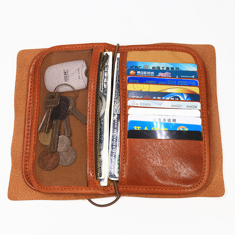 Mbluxy Genuine Leather Men Wallet Clutch Bag