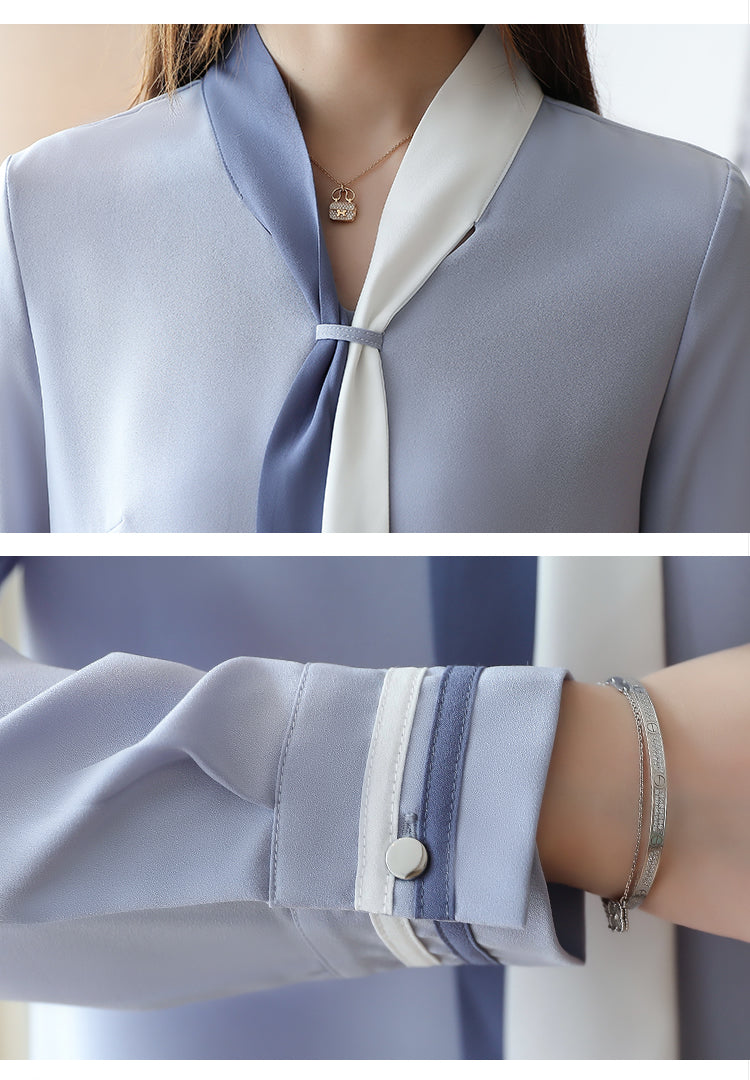 Mbluxy  Solid Loose Women Tops and Blouse Vintage Long Sleeve