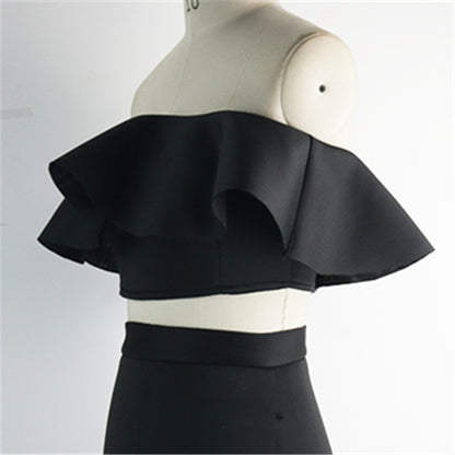 Mbluxy  Cropped Tops Tank for Women Off Shoulder