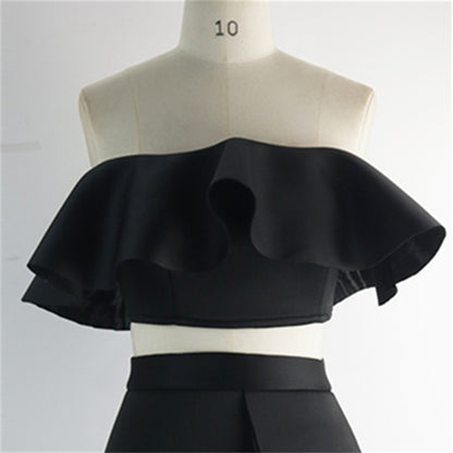 Mbluxy  Cropped Tops Tank for Women Off Shoulder