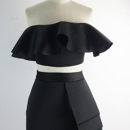 Mbluxy  Cropped Tops Tank for Women Off Shoulder