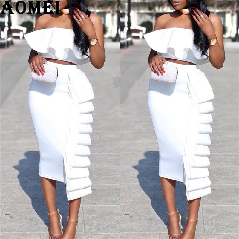 Mbluxy  Cropped Tops Tank for Women Off Shoulder